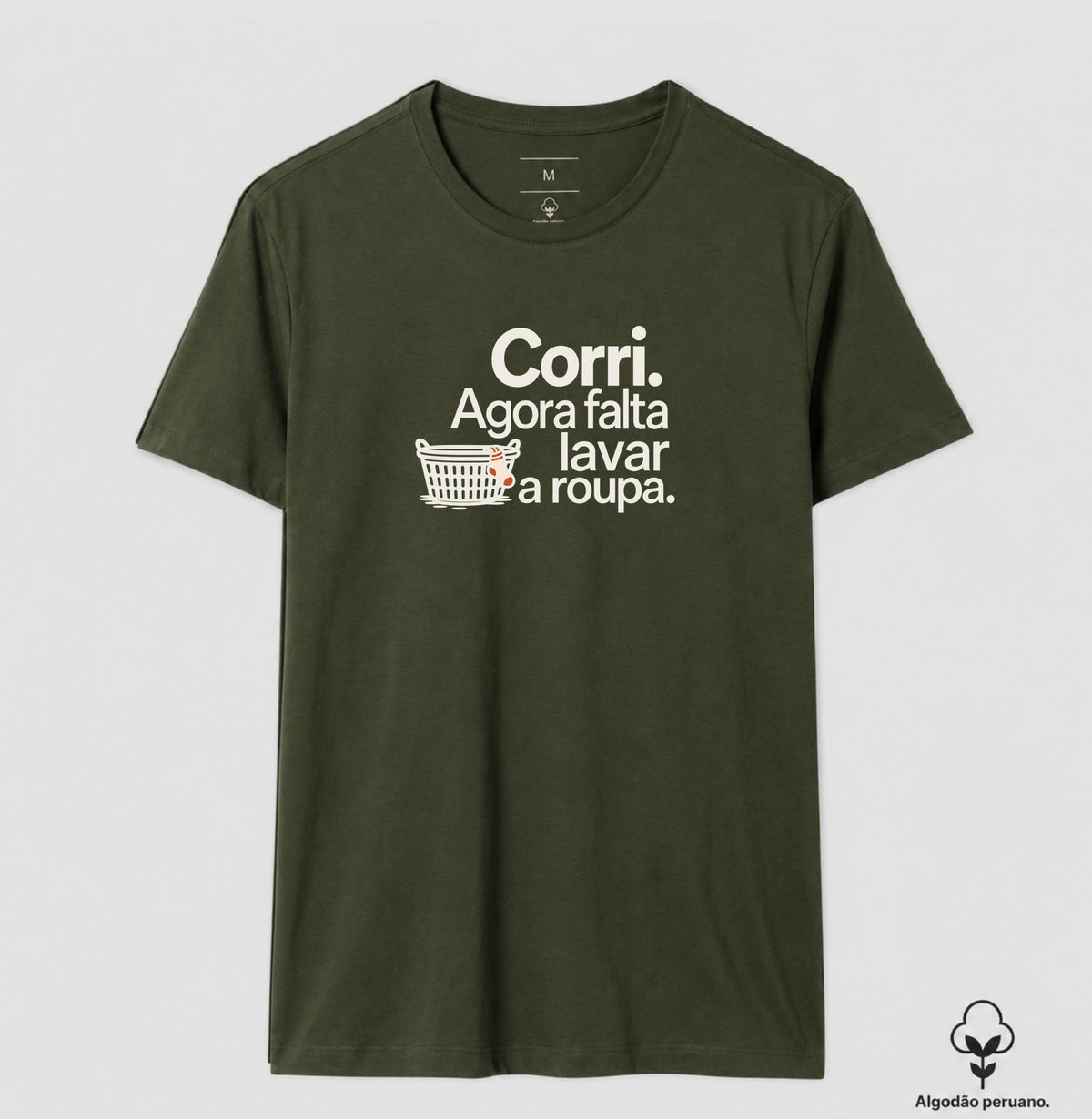 Camiseta Algodão Peruano - Roupa no Varal