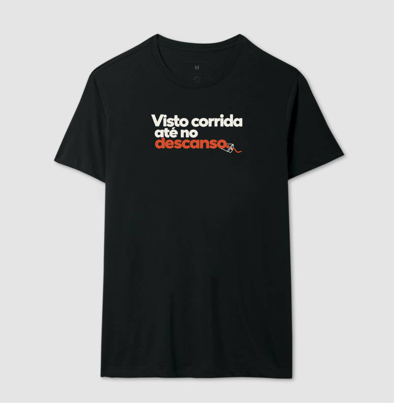 Camiseta Unissex - Corrida no Guarda-Roupa