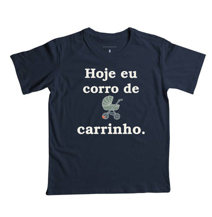 Camiseta Infantil - Volta de Carrinho, Marinho