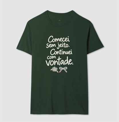 Camiseta Unissex - Outro Começo, Masculino, Verde