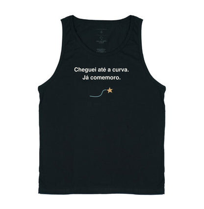 Regata Unissex - Até a Curva, Preta