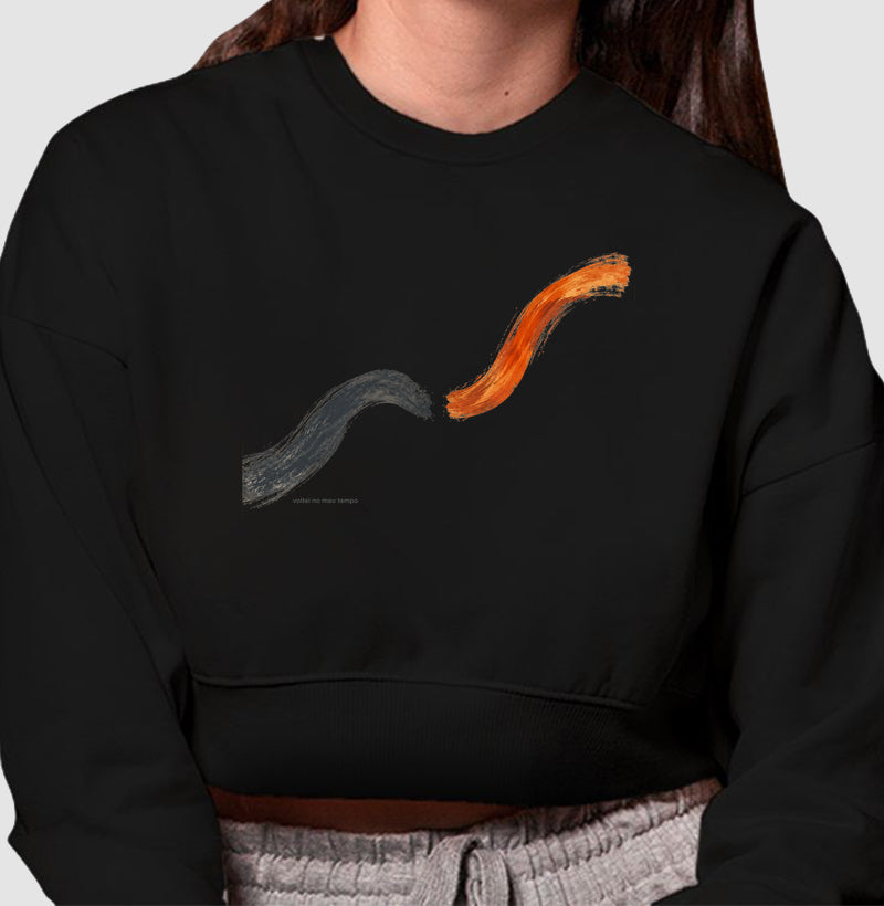 Cropped Moletom - Voltei a Correr