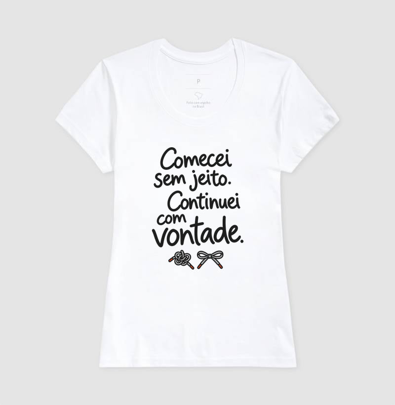 Camiseta Unissex - Outro Começo, Feminino, Branca