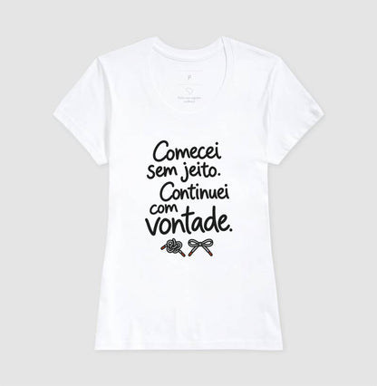 Camiseta Unissex - Outro Começo, Feminino, Branca