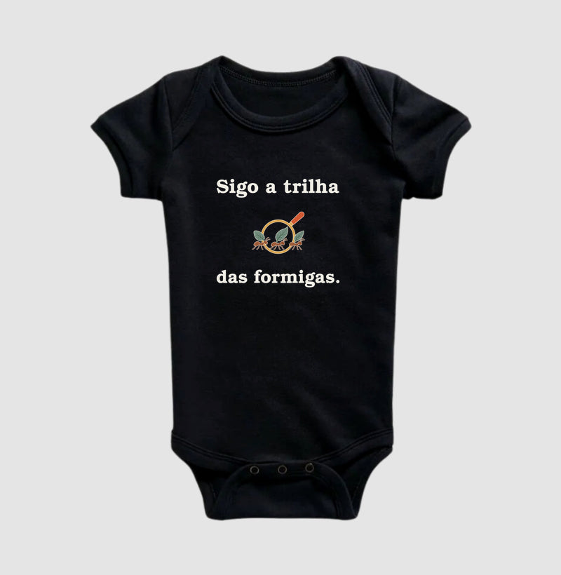 Body Infantil - Trilha Miúda, Preta