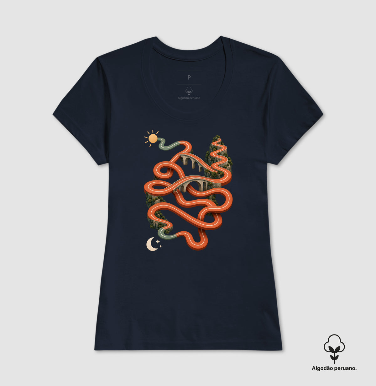 Camiseta Algodão Peruano - Só um Trote