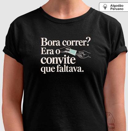 Camiseta Algodão Peruano - Convite Aceito