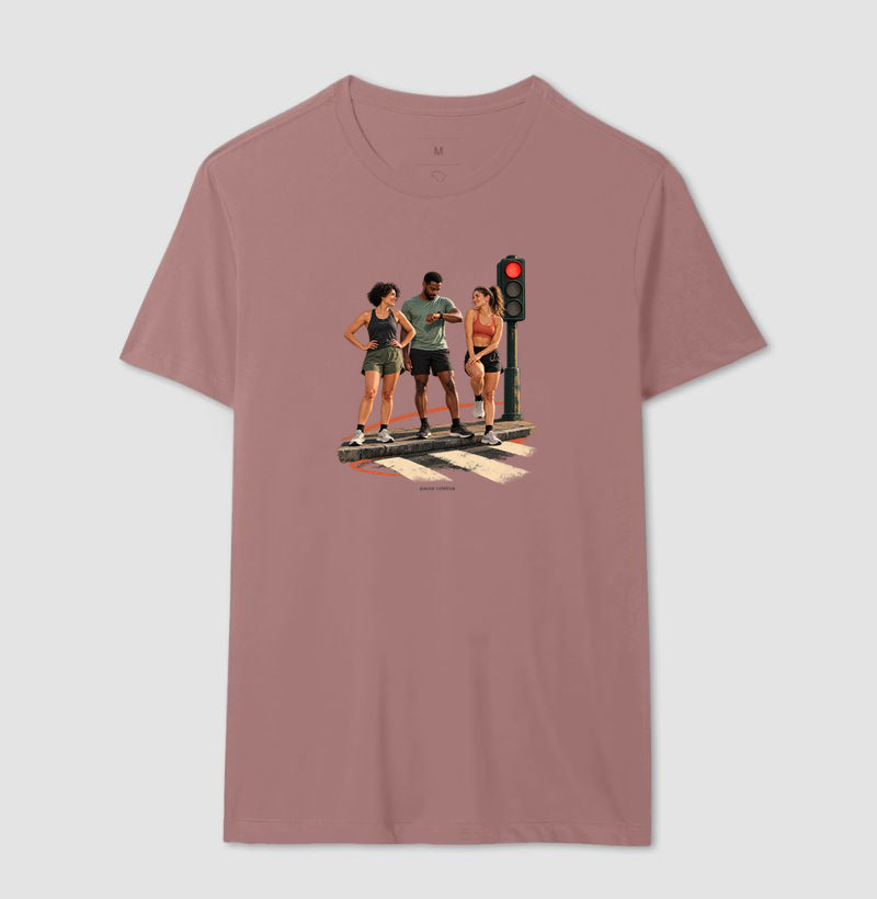 Camiseta Unissex - Semáforo Vermelho