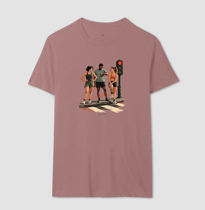 Camiseta Unissex - Semáforo Vermelho