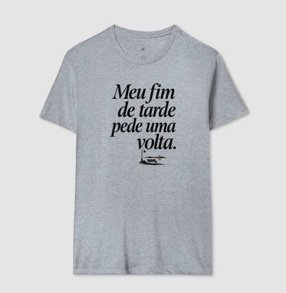 Camiseta Unissex - Noite de Esquina, Masculino, Cinza