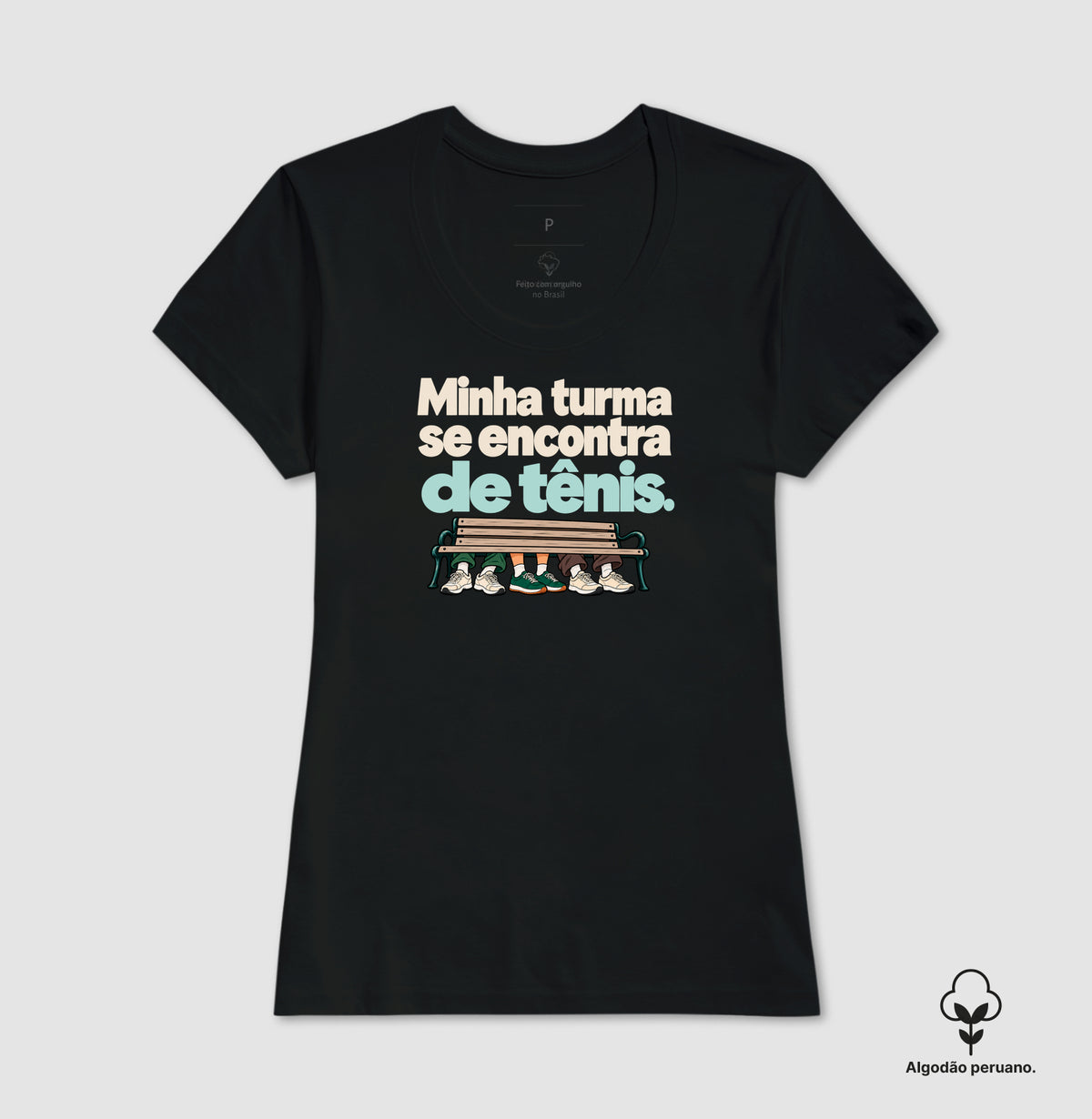 Camiseta Algodão Peruano - Turma de Rua