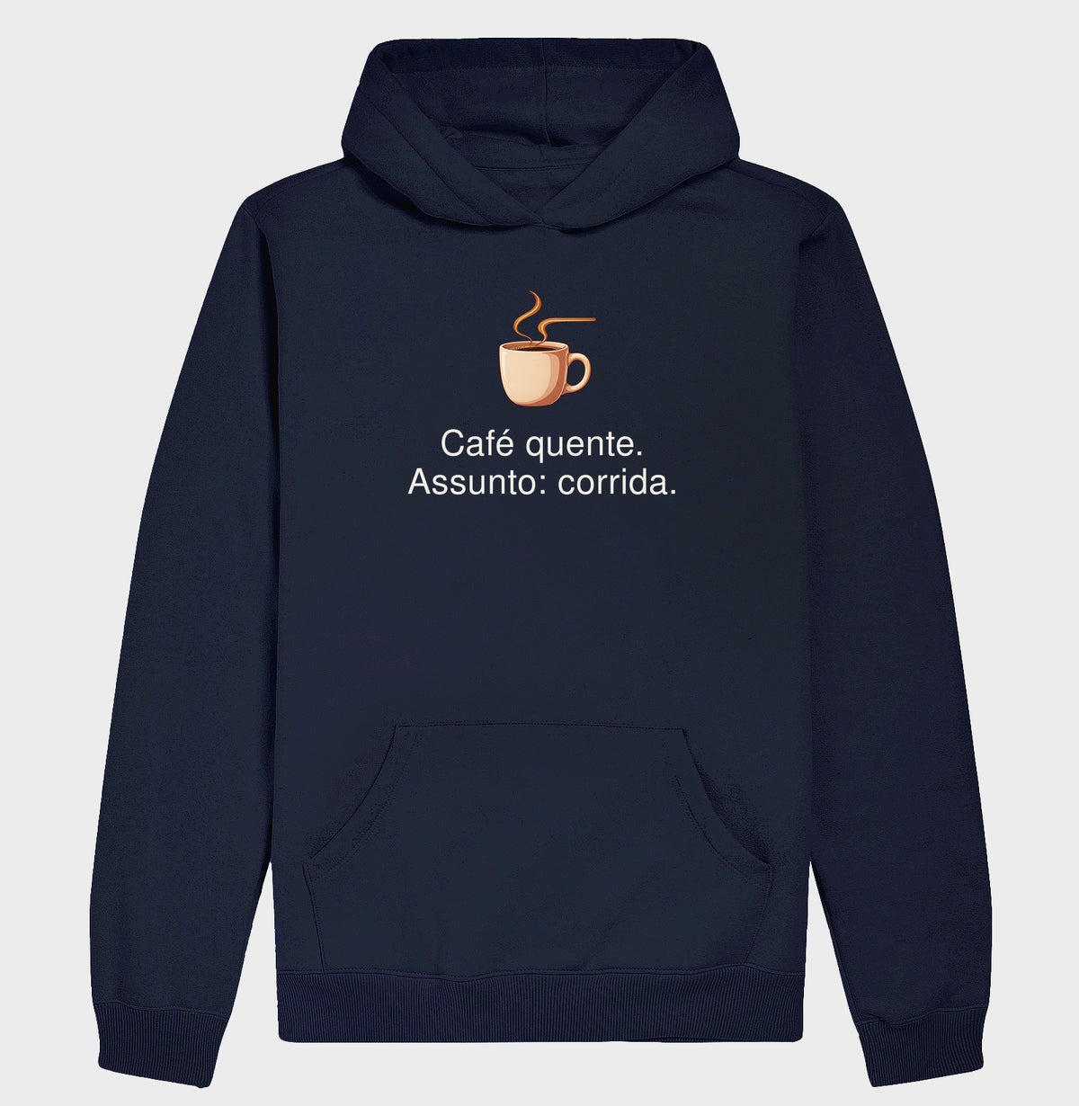 Moletom com Capuz - Assunto Quente, Marinho
