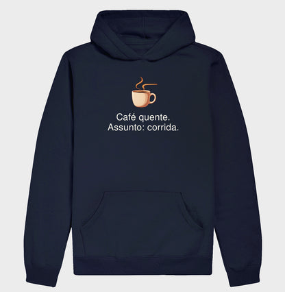 Moletom com Capuz - Assunto Quente, Marinho