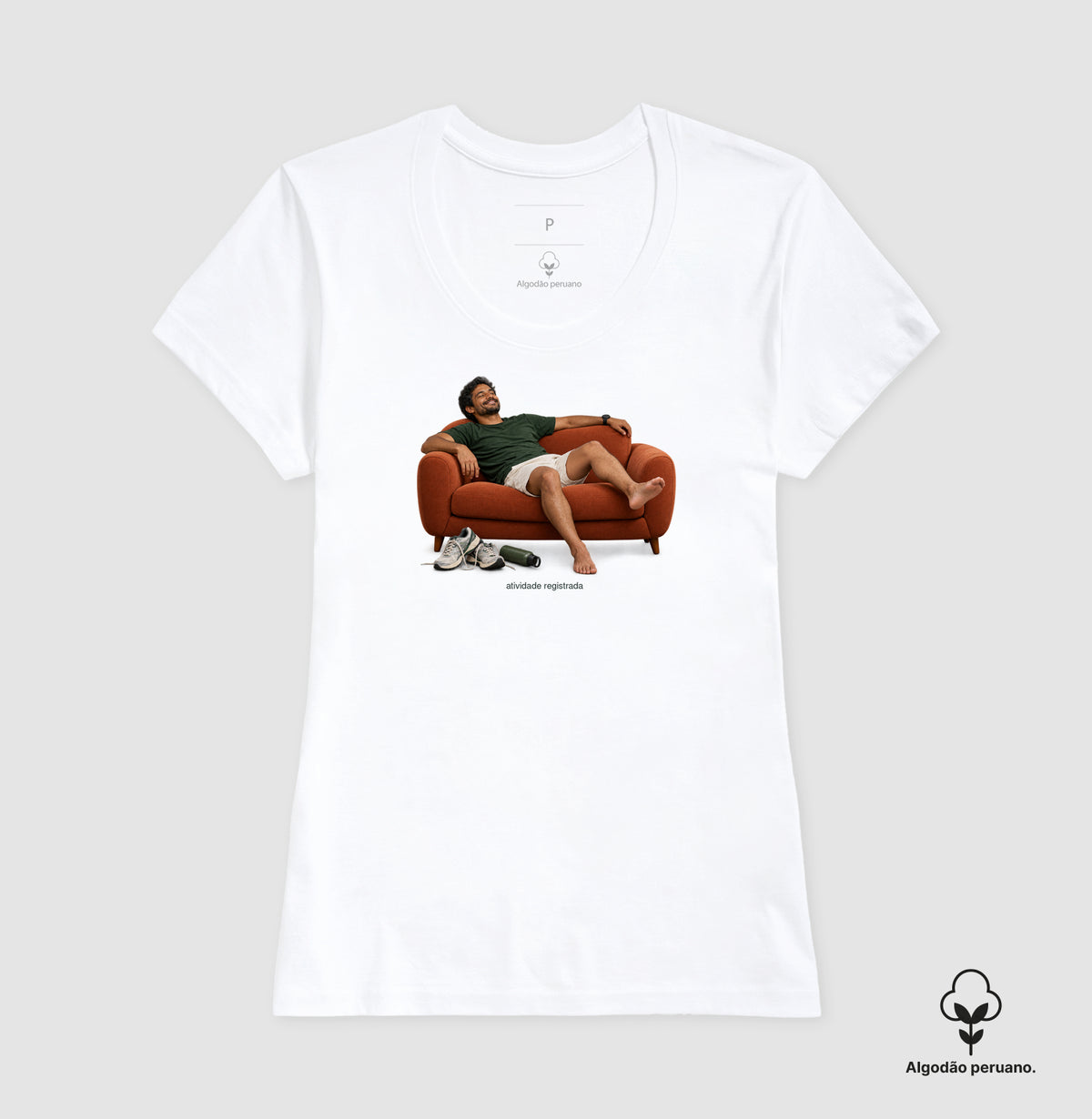 Camiseta Algodão Peruano - Recuperação Ativa