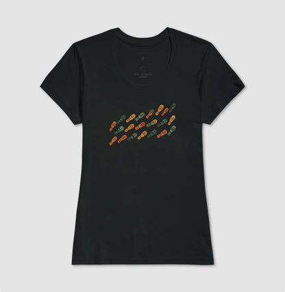 Camiseta Unissex - Passos que Ficaram, Feminino, Preta