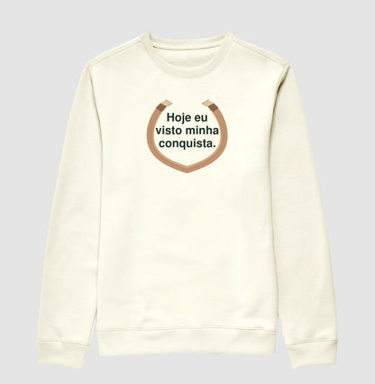 Suéter Moletom - Conquista Vestida, Off White