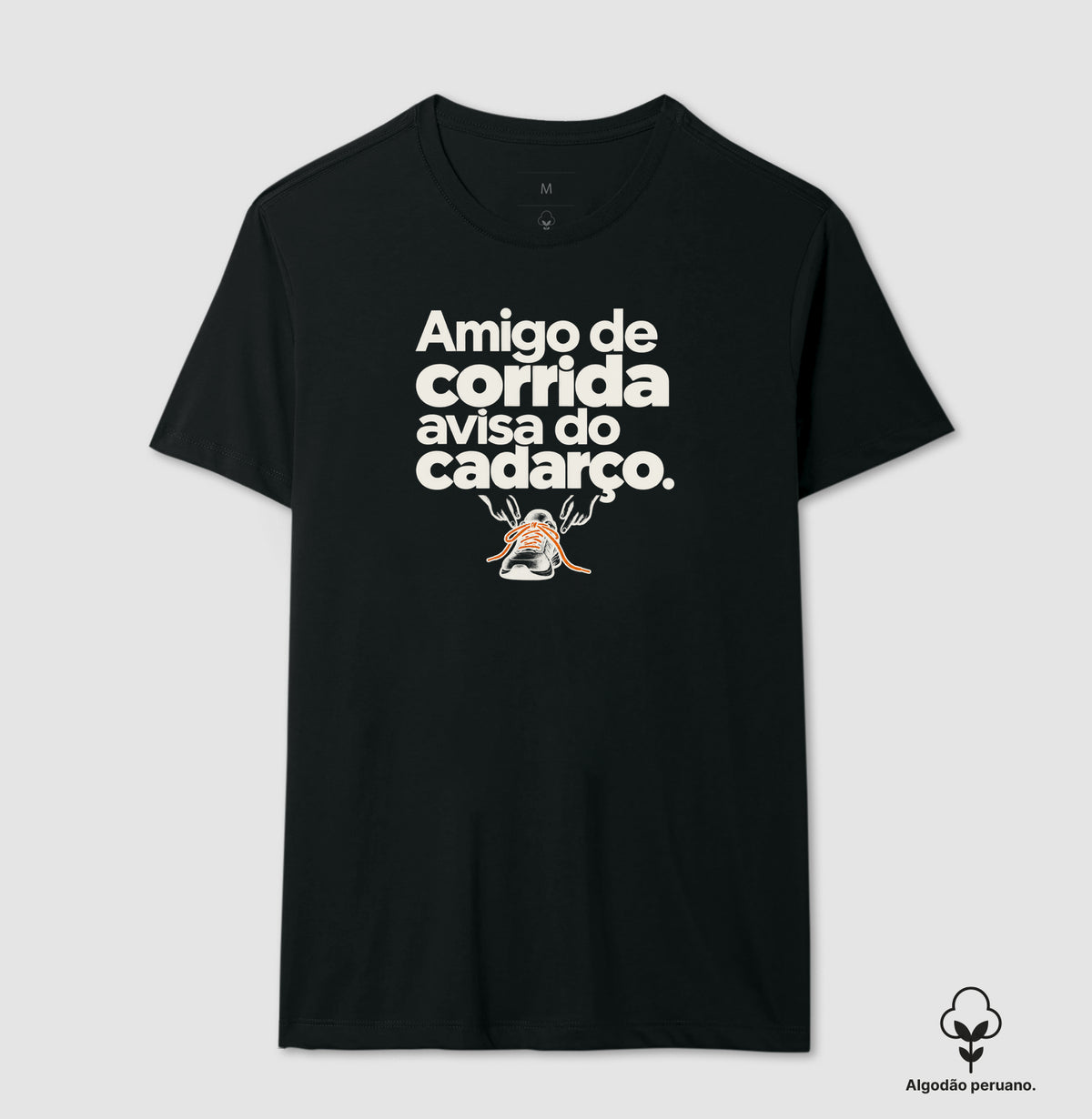 Camiseta Algodão Peruano - Cuidado Pequeno