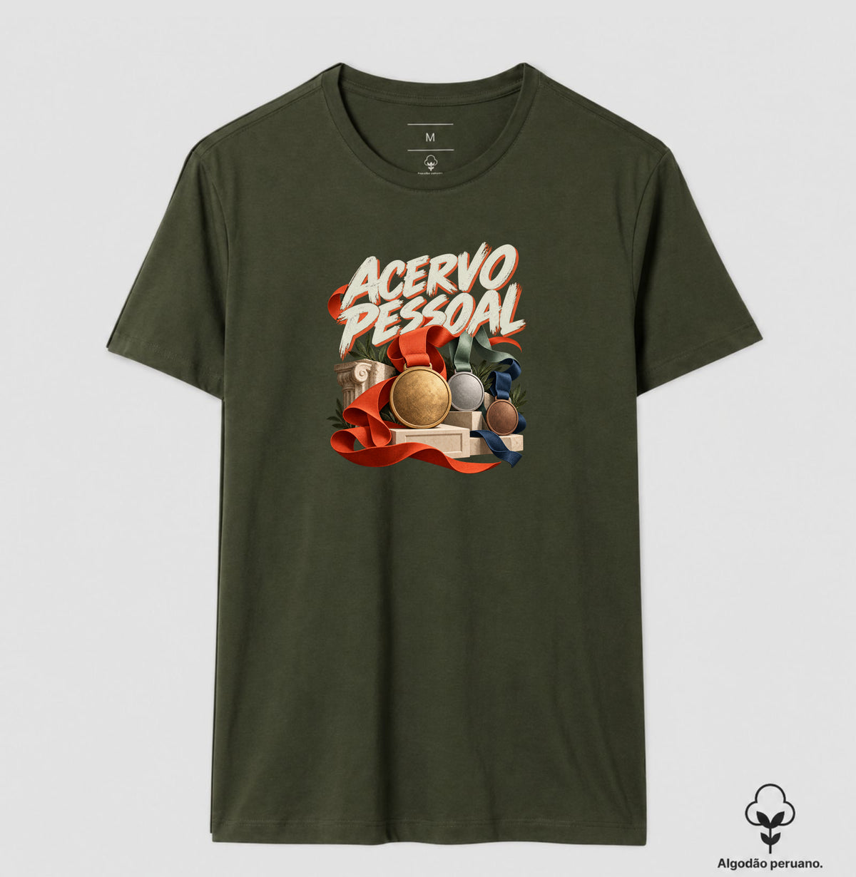 Camiseta Algodão Peruano - Museu de Medalhas