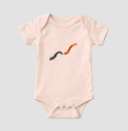 Body Infantil - Voltei a Correr, Rosa Bebê