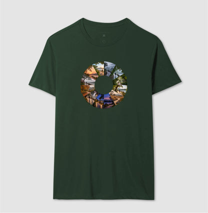 Camiseta Unissex - Um Ano em Movimento, Masculino, Verde