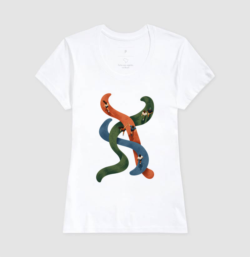 Camiseta Unissex - Rotas que se Cruzam