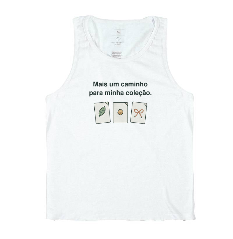 Regata Unissex - Coleção de Caminhos, Branca