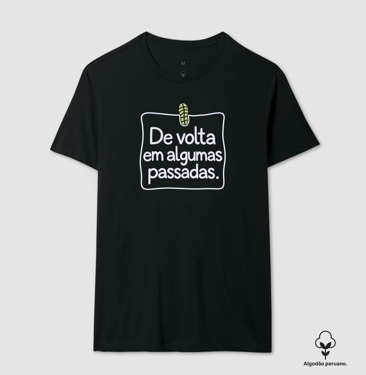 Camiseta Algodão Peruano - Aviso de Saída