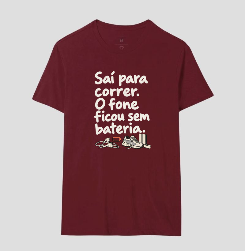Camiseta Unissex - Fone Sem Carga