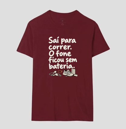 Camiseta Unissex - Fone Sem Carga