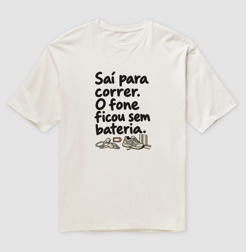 Camiseta Oversized - Fone Sem Carga