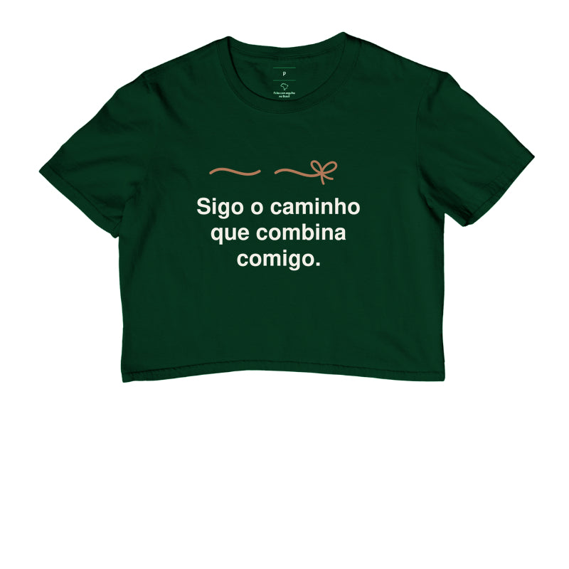 Cropped - Caminho que Combina, Verde