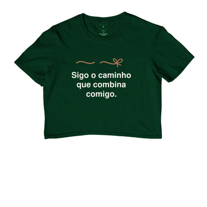 Cropped - Caminho que Combina, Verde