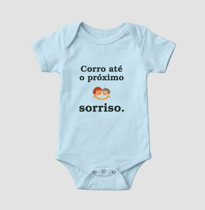 Body Infantil - Volta de Sorrisos, Azul Bebê
