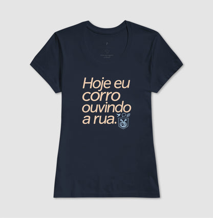 Camiseta Unissex - Música Guardada, Feminino, Marinho