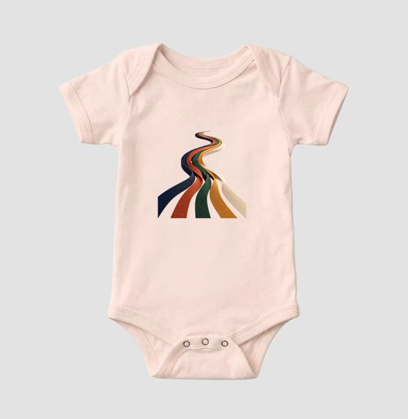Body Infantil - Quilômetros Compartilhados, Rosa Bebê