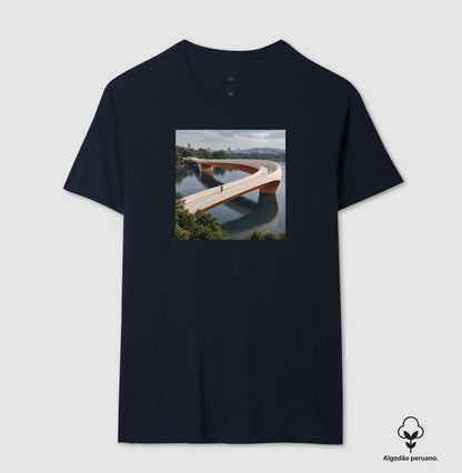 Camiseta Algodão Peruano - Pontes e Voltas