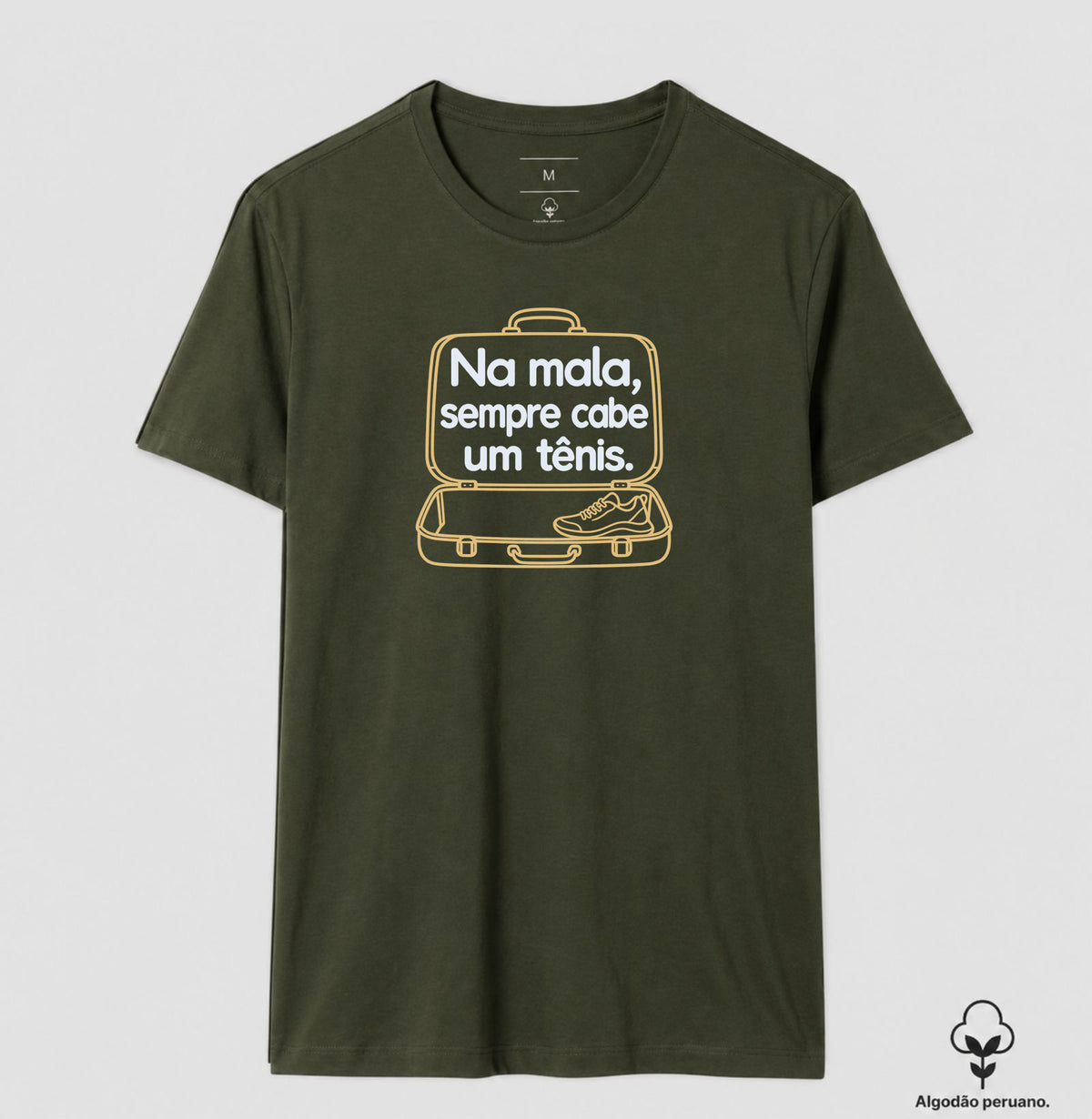 Camiseta Algodão Peruano - Correr de Férias