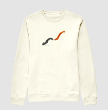 Suéter Moletom - Voltei a Correr, Off White