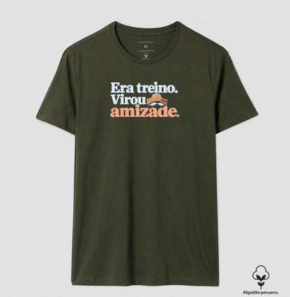 Camiseta Algodão Peruano - Amizade Salva