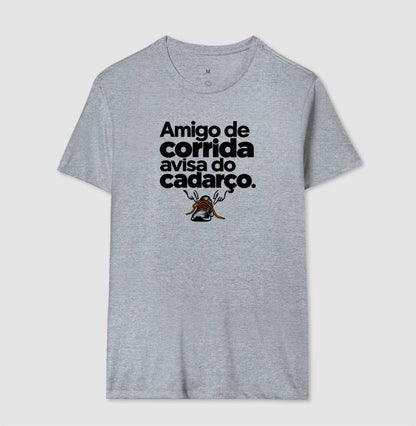Camiseta Unissex - Cuidado Pequeno, Masculino, Cinza