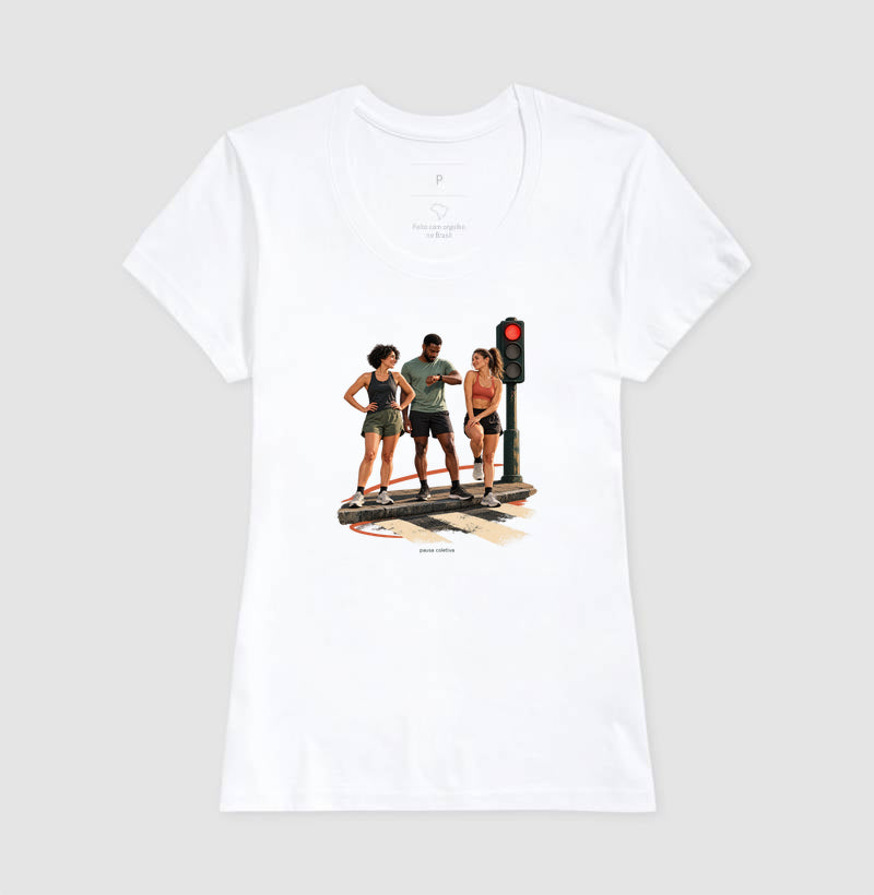 Camiseta Unissex - Semáforo Vermelho