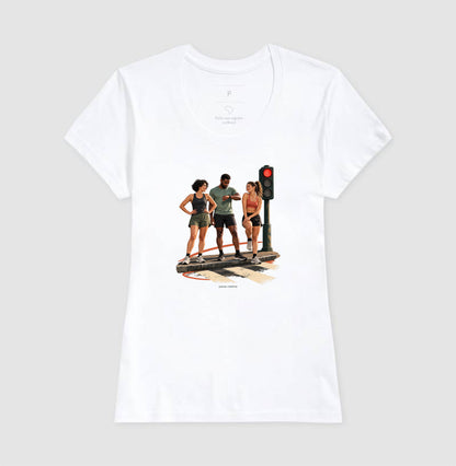 Camiseta Unissex - Semáforo Vermelho