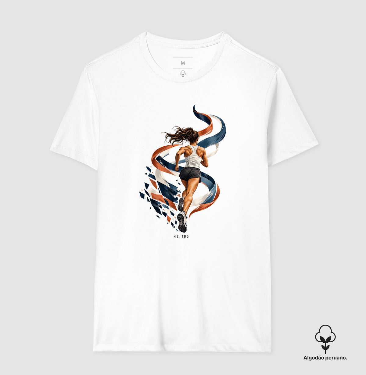 Camiseta Algodão Peruano - Dentro da Maratona