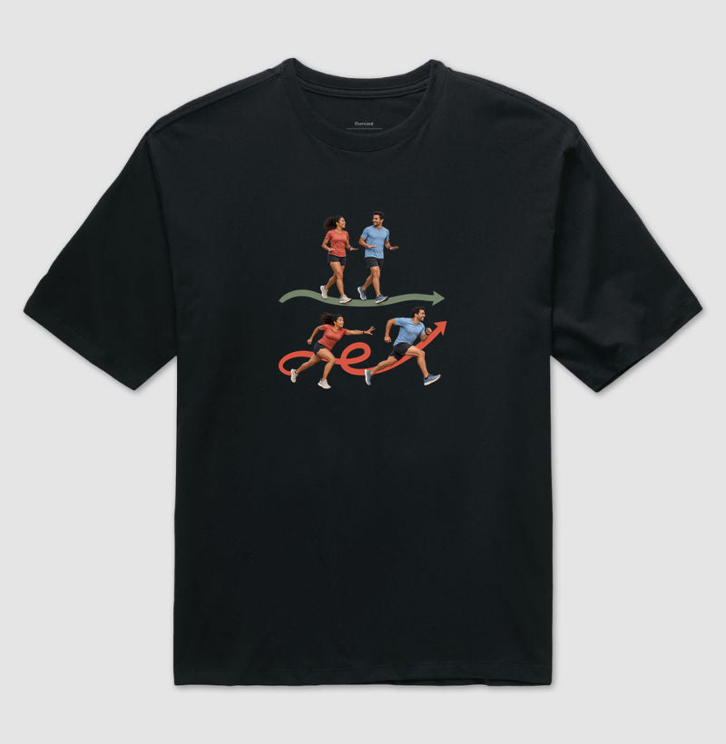 Camiseta Oversized - Pace Combinado