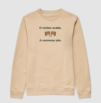 Suéter Moletom - Conversa Depois, Bege
