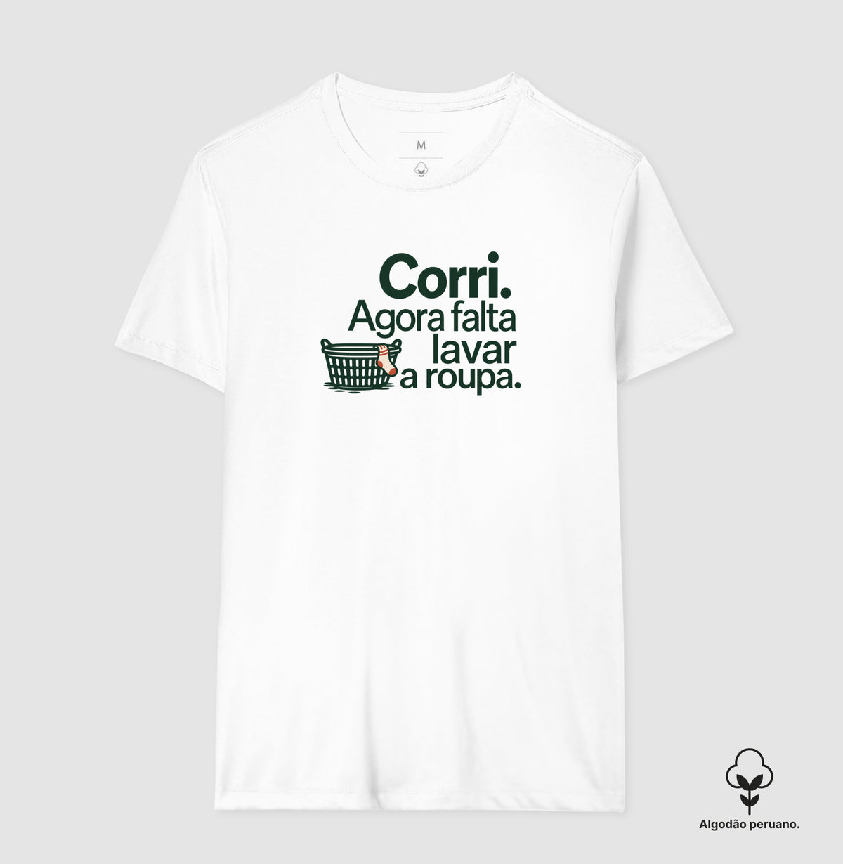 Camiseta Algodão Peruano - Roupa no Varal