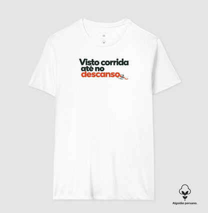 Camiseta Algodão Peruano - Corrida no Guarda-Roupa