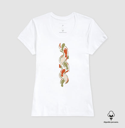 Camiseta Algodão Peruano - Sistema de passadas