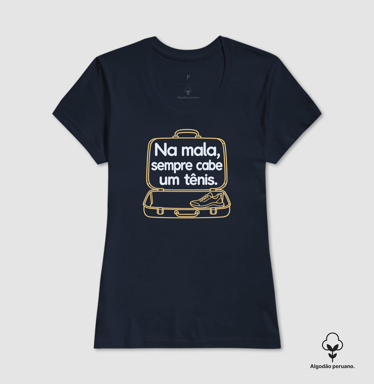 Camiseta Algodão Peruano - Correr de Férias