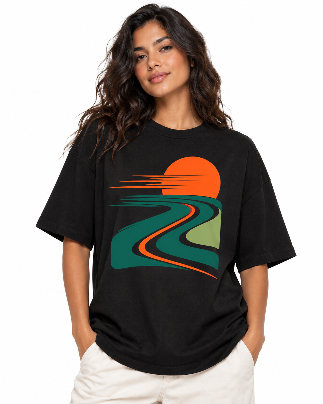 Camiseta Oversized - Pulso do Percurso